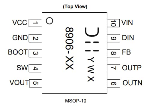 Diodes Incorporated PAM8906 Piezo Sounder Drivers
